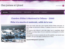 Tablet Screenshot of chezjosianeetgerard.com